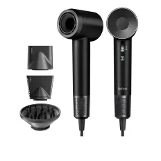 Фен для волосся Laifen Swift Special NЕW профессиональный с ионизацией + 3 насадки 1.8 м (Черный)