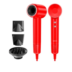 Фен для волосся Laifen Swift Special NЕW профессиональный с ионизацией + 3 насадки 1.8 м (Красный)