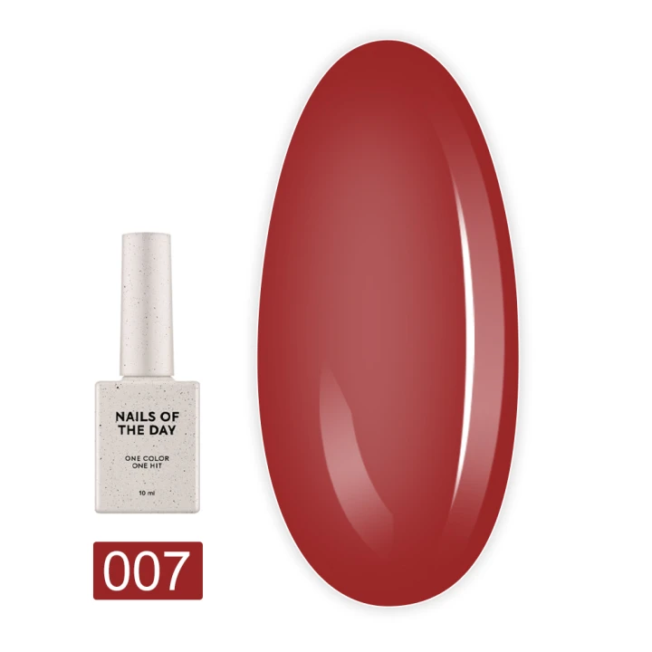 Гель-лак NailSofTheDay Let`s Special Pantone 2025 10 мл (07 классический красный)