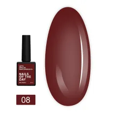 Гель-лак NailSofTheDay Let`s Special Pantone 2025 10 мл (08 глубокий винный красный)