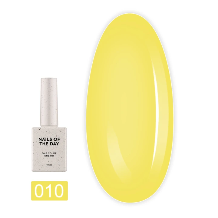 Гель-лак  NailSofTheDay Let`s Special Pantone 2025 10 мл (10 сонячний жовтий)