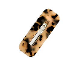 Зажим прямоугольный светлый Лео