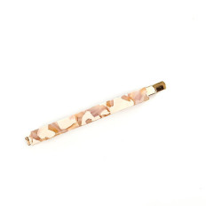 Невидимка 6 см мармур білі плями