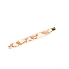 Невидимка 6 см мрамор белые пятна