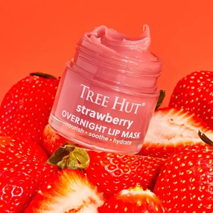 Нічна маска для губ Tree Hut Overnight Lip Mask 17 г (Strawberry)