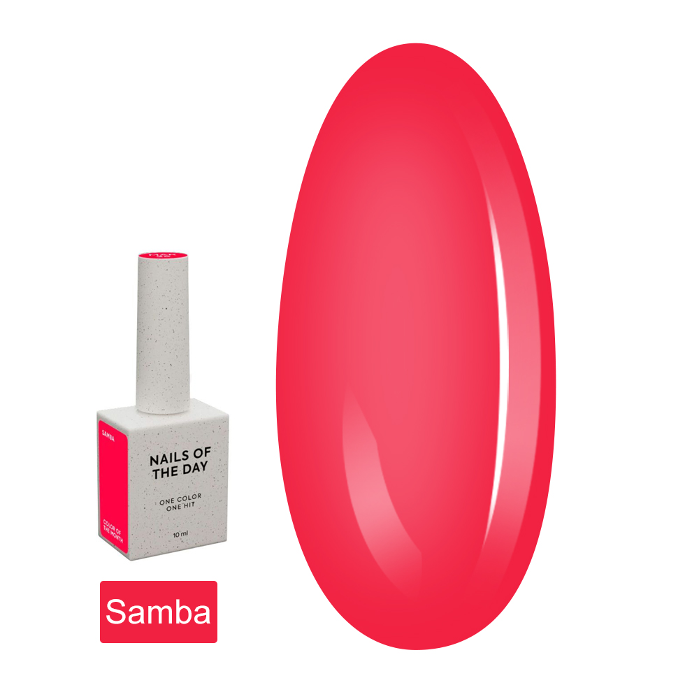 Гель-лак NailSofTheDay Color of the month  March 2025 Samba 10 ml