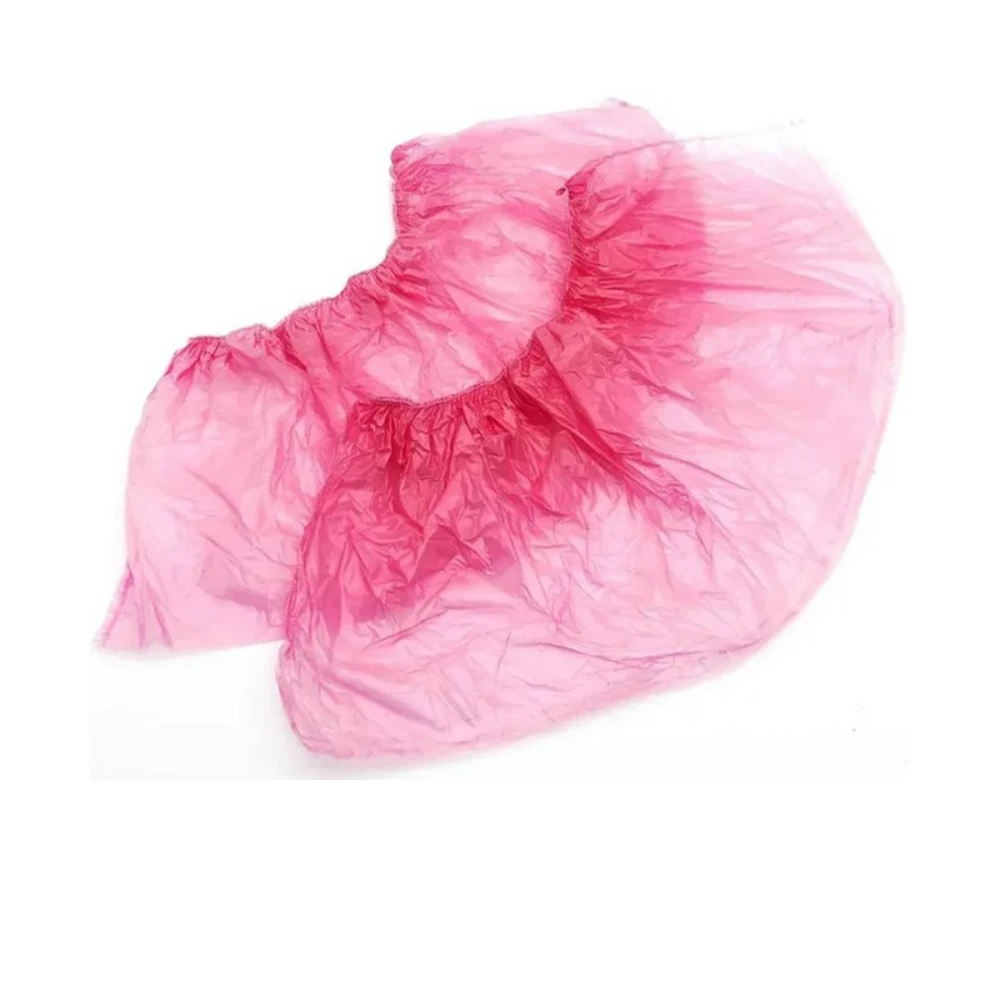 Бахіли нестерилі одноразові 40x14 см 100 од. в уп. (Рожевий)