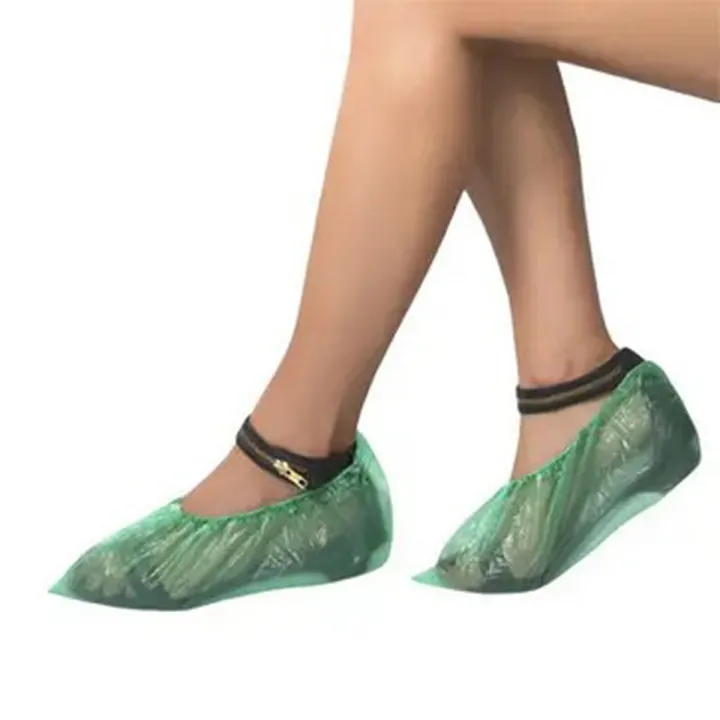 Бахили нестерилі одноразові 40x14 см 100 од. в уп. (Зелена м'ята)