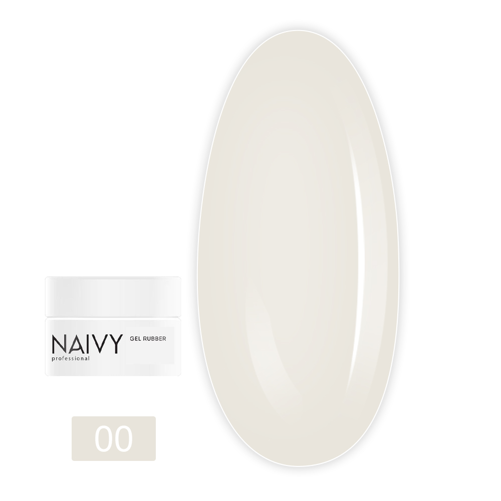 База для гель лака NAIVY каучуковая цветная 30 мл (00)