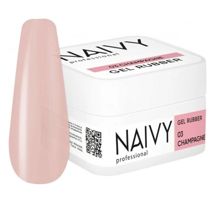 База для гель лака NAIVY каучуковая цветная 30 мл (003)