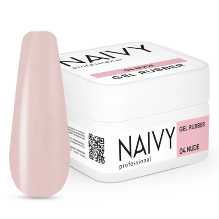 База для гель-лаку NAIVY каучукова кольорова 30 мл (004)