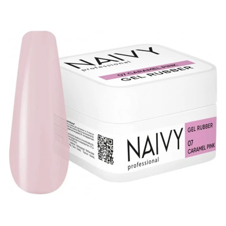 База для гель-лаку NAIVY каучукова кольорова 30 мл (007)
