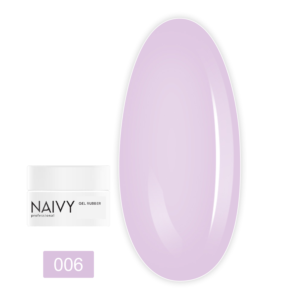 База для гель лака NAIVY каучуковая цветная 30 мл (006)