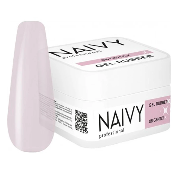 База для гель-лаку NAIVY каучукова кольорова 30 мл (008)