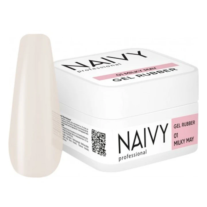 База для гель лака NAIVY каучуковая цветная 30 мл (001)