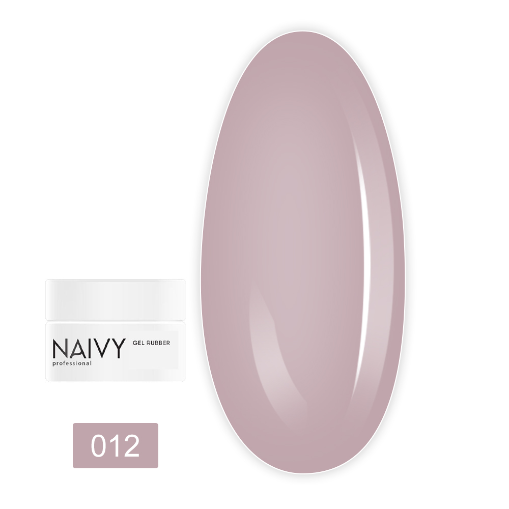 База для гель лака NAIVY каучуковая цветная 30 мл (012)