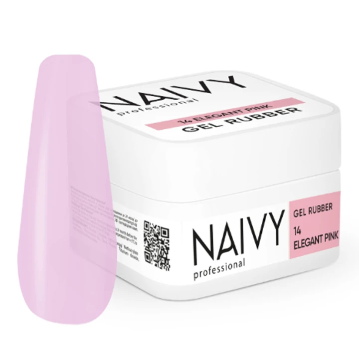 База для гель лака NAIVY каучуковая цветная 30 мл (014)