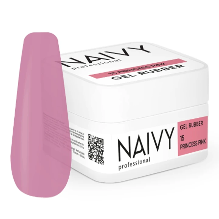 База для гель-лаку NAIVY каучукова кольорова 30 мл (015)