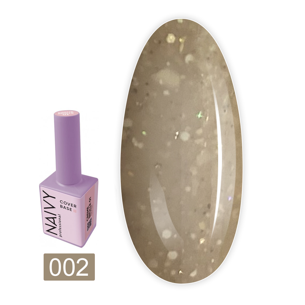 База - гель для гель лака Gliter 15 мл (002)