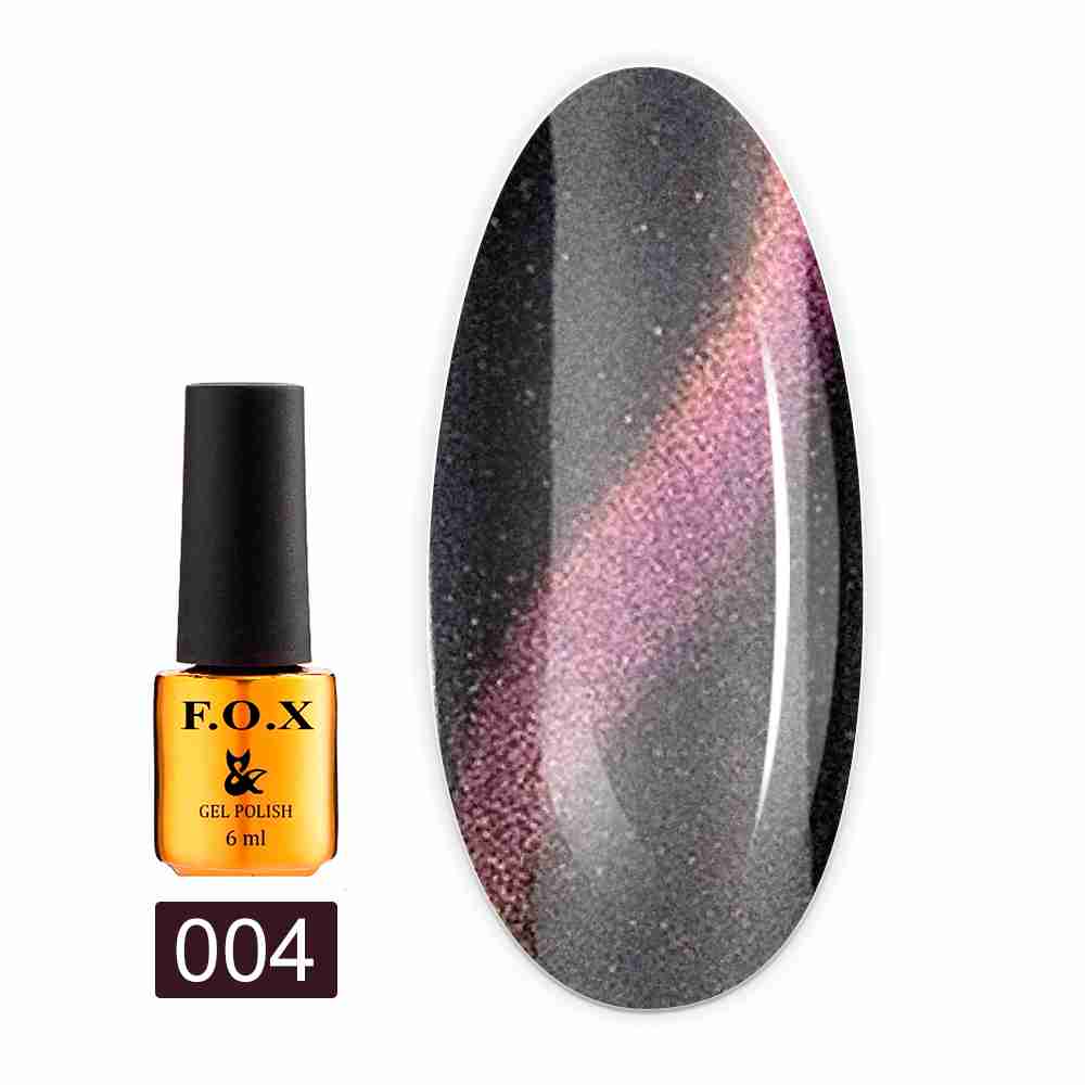 Гель-лак FOX Gold Cat Eye 3D 6 мл (004)