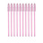 Щеточка для ресниц, розовая ручка 10 шт