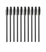 Щеточка для ресниц, черная ручка 10 шт