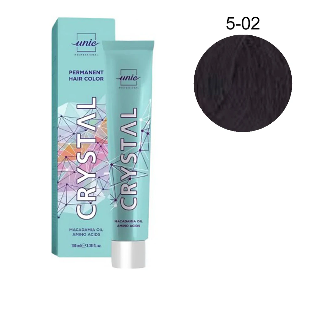 Крем-краска для волос Crystal 100 мл (5-02)
