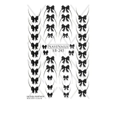 Слайдер Navinails з білою підкладкою об'ємною фольгою Max (SB-245)