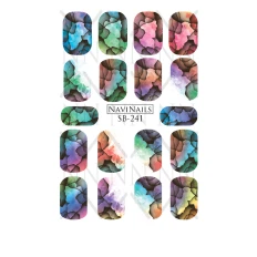 Слайдер Navinails з білою підкладкою об'ємною фольгою Max (SB-241)