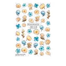 Слайдер Navinails с белой подкладкой объемной фольгой Max (SB-114 silver)