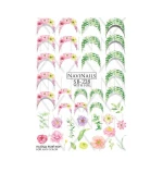 Слайдер Navinails с белой подкладкой объемной фольгой Max (SB-228 silver)