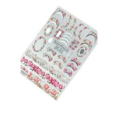 Слайдер Navinails с белой подкладкой объемной фольгой Max (SB-231 silver)