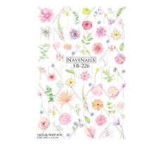 Слайдер Navinails з білою підкладкою об'ємною фольгою Max (SB-226)