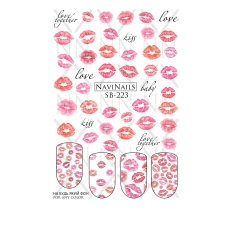 Слайдер Navinails з білою підкладкою об'ємною фольгою Max (SB-223)