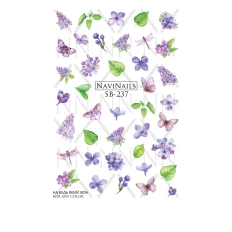 Слайдер Navinails з білою підкладкою об'ємною фольгою Max (SB-237)