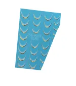 Слайдер Navinails с белой подкладкой объемной фольгой Max (SB-204 gold голограф)