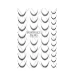 Слайдер Navinails с белой подкладкой объемной фольгой Max (SB-203 silver)