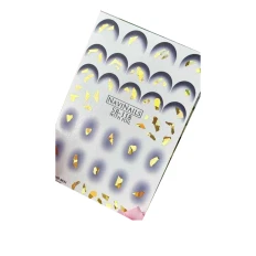 Слайдер Navinails с белой подкладкой объемной фольгой Max (SB-218 gold голограф)