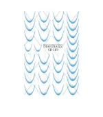 Слайдер Navinails с белой подкладкой объемной фольгой Max (SB-189)