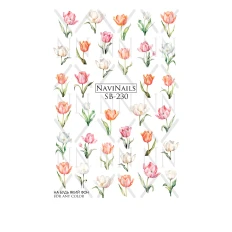 Слайдер Navinails з білою підкладкою об'ємною фольгою Max (SB-230)