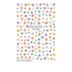 Слайдер Navinails з білою підкладкою/об'ємною фольгою Max (SB-264)