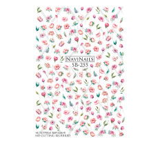 Слайдер Navinails с белой подкладкой/объемной фольгой Max (SB-255)