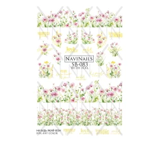 Слайдер Navinails с белой подкладкой/объемной фольгой Max (SB-083 gold)