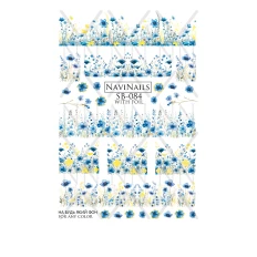 Слайдер Navinails з білою підкладкою/об'ємною фольгою Max (SB-084 gold)