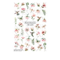 Слайдер Navinails с белой подкладкой/объемной фольгой Max (SB-234)