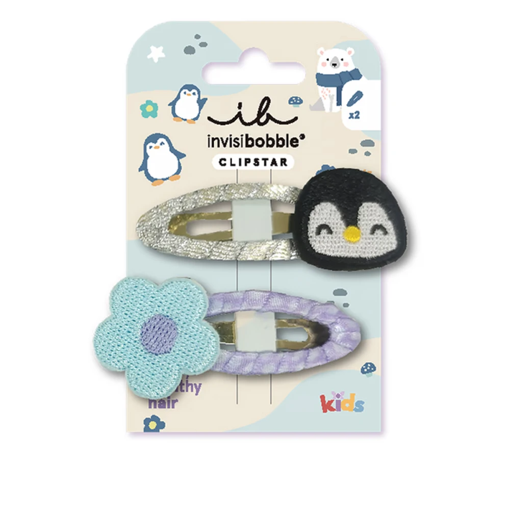 Заколка для волосся Invisibobble SNAP CLIP KIDS(Polar Penguin)