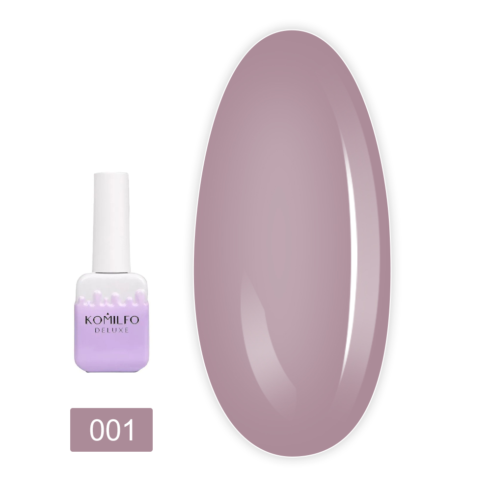 База для гель лака KOMILFO French Rubber Base 10 мл (Extra 001)