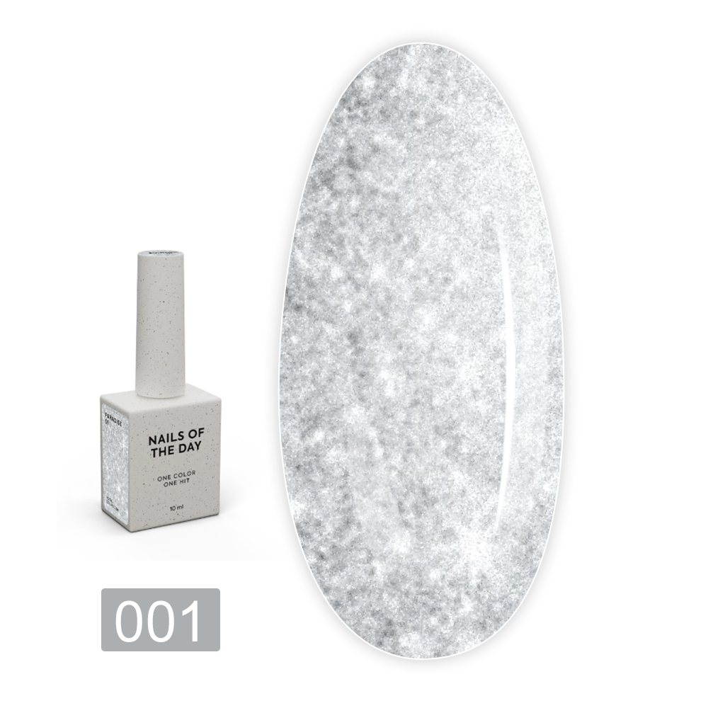 Гель лак Let's special PARADISE, 10 мл (01 - жемчужно-белый)