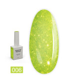 Гель-лак Let's special PARADISE, 10 мл (06- неоново-зелений)
