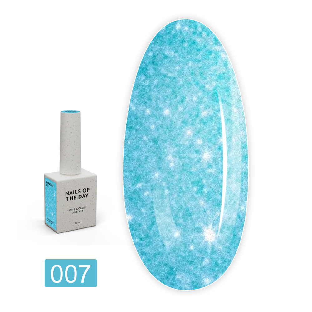 Гель лак Let's special PARADISE, 10 мл (07 - бирюзовый неон)